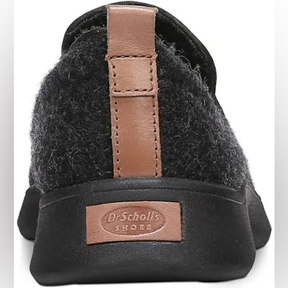 DR SCHOLLS Gray Moisture Wicking Cushioned Free Step & Go Slip On Flat Shoes Sz9 - Picture 4 of 16